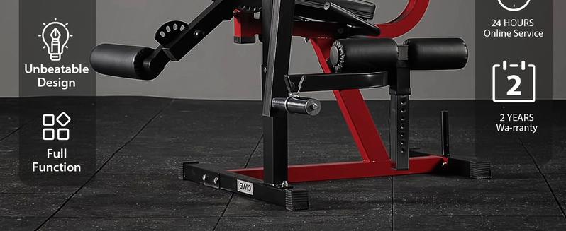 Leg Extension and Curl Machine, Lower Body Special Leg Machine, Adjustable Leg Exercise Bench with Plate Loaded, Leg Rotary Extension for Thigh, Home Gym Weight Machine