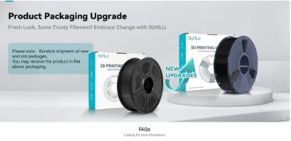 SUNLU PLA+ (PLA Plus) 3D Printer Filament 1KG Massive color selection Stronger Brighter Clog/Bubble/Tangle-Free Dimensional Accuracy ±0.02mm