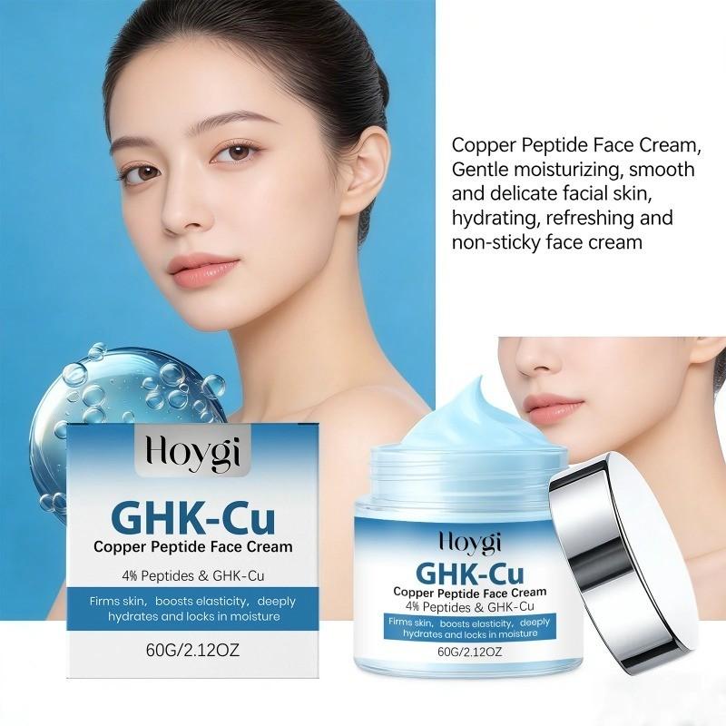 4 % Ghk-Cu Copper Peptide Cream Copper Peptide Face Cream Boost Elasticity Strengthen Skin Barrier Nourishing Firming Hydrating Moisturizing Skin Care 4 % Ghk-Cu Copper Peptide Cream Copper Peptide Face Cream Boost Elasticity Strengthen Skin Barrier Nourishing Firming Hydrating Moisturizing Skin Care