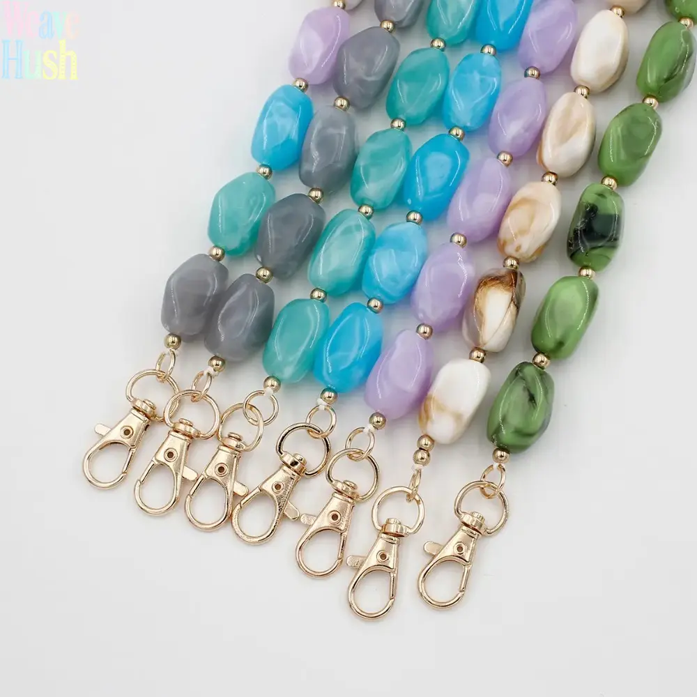 Premium Handmade Acrylic Bag Chain Strap, Detachable Crossbody Shoulder Replacement Chain, Fashion Decorative Accessory Strap For Handbags & Purses