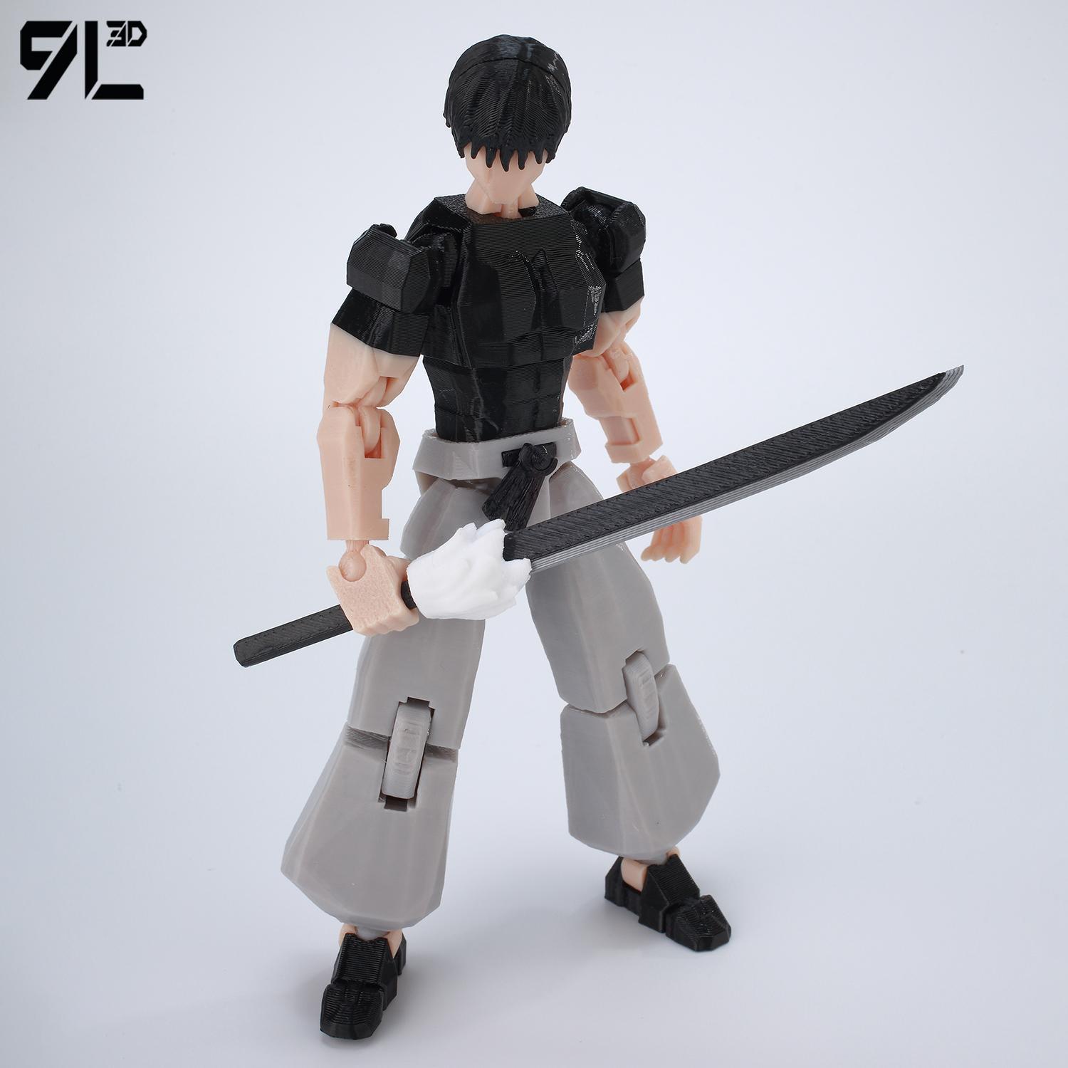 9L3D Printed Jujutsu Kaisen Fushiguro Toji Anime Multi-Jointed Shapeshift Toys Action Figures Mannequin Model Ornaments Gift Toy 9L3D Printed Jujutsu Kaisen Fushiguro Toji Anime Multi-Jointed Shapeshift Toys Action Figures Mannequin Model Ornaments Gift Toy