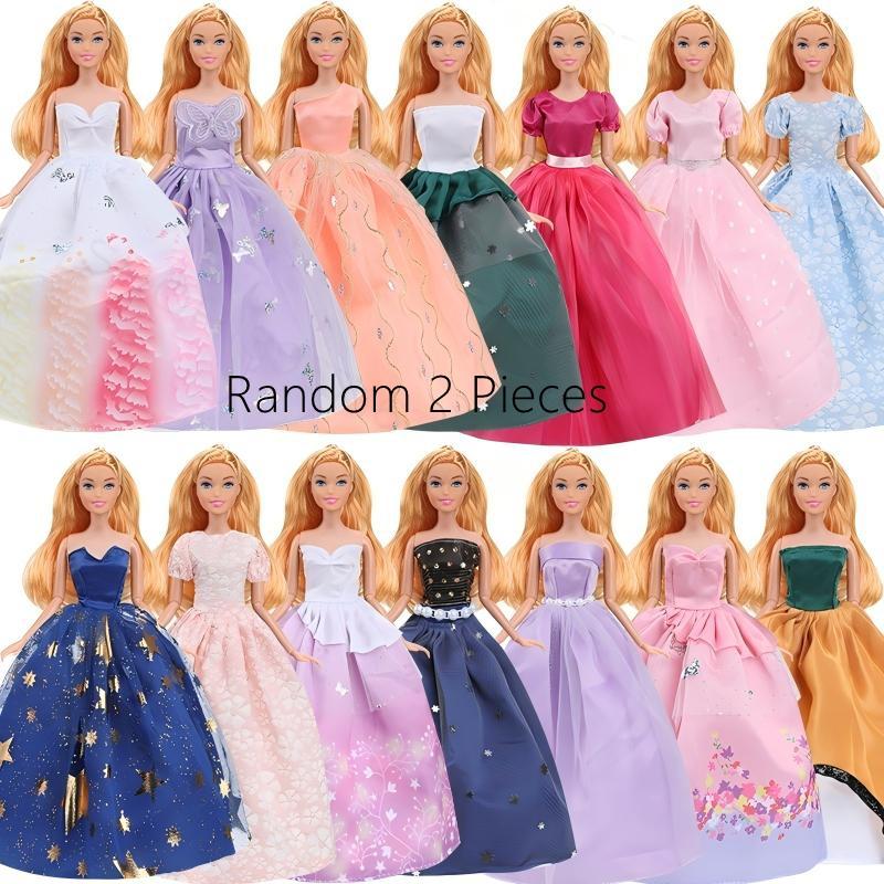 143 Pieces 11.5 Inch Doll Accessories, Fashion Clothes, High Heels, Bags, Hangers, Kitchen Toys, Unisex