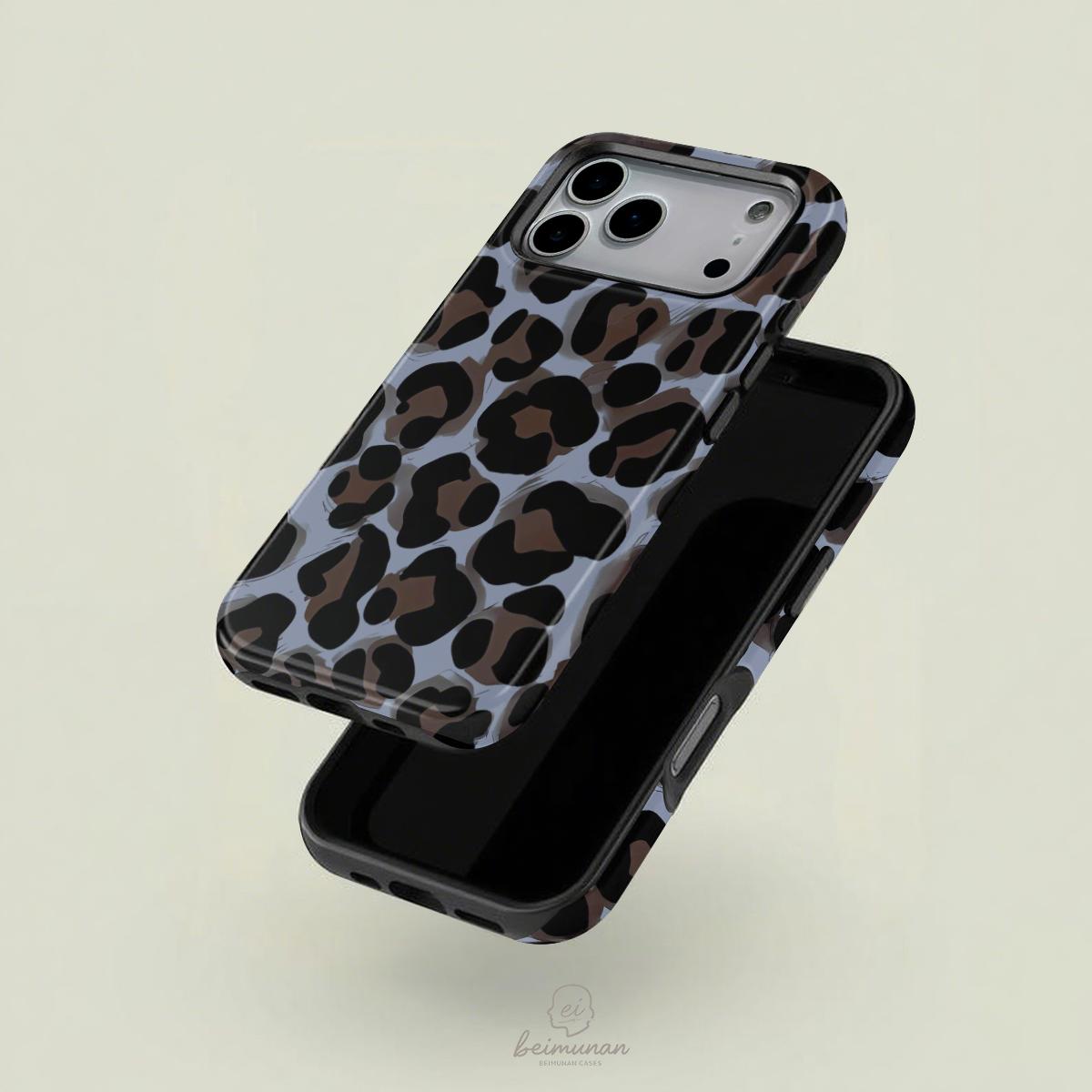 Grid Pattern Phone Case, Printed Shockproof Dual-Function Protective Cover, Mobile Accessories for iPhone X 11 12 13 14 15 16 17 Pro Max Galaxy S25 24 23 Ultra Protector Casing Cellphone Smartphone