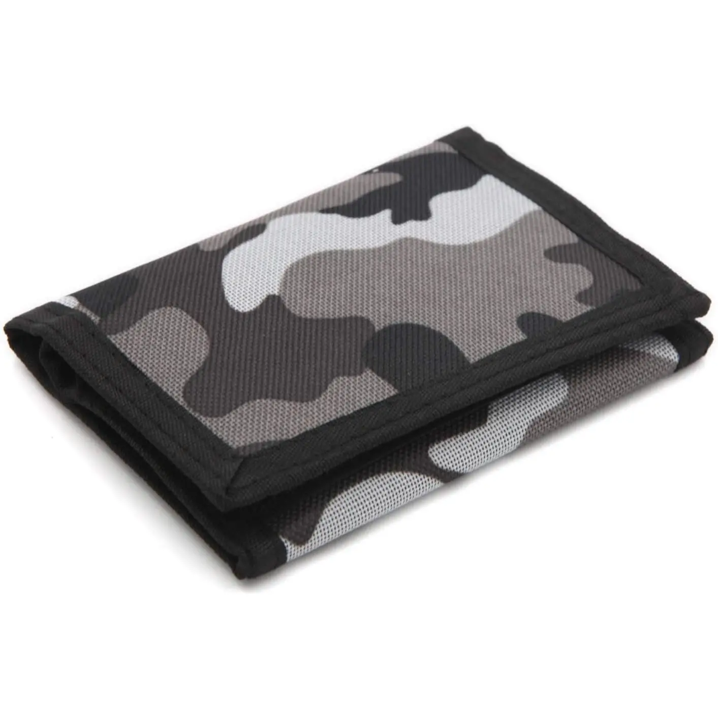 Kids Wallet for Boys and Girls, Novelty Wallet for Boys Ages 5-7, Camo Teen Wallet for Kids Birthday Gifts (Gray)