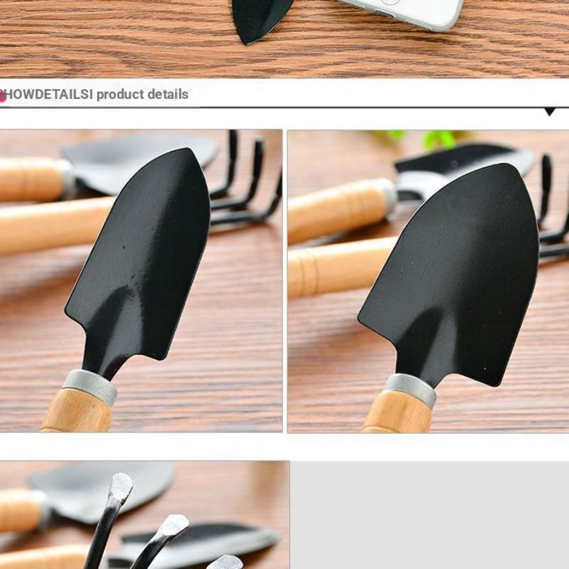 3-Piece Garden Tool Set, Small Shovel Tools for Home Gardening, Planting Vegetables, Flower Potting, Soil Loosening, Iron Spade 3-Piece Garden Tool Set, Small Shovel Tools for Home Gardening, Planting Vegetables, Flower Potting, Soil Loosening, Iron Spade