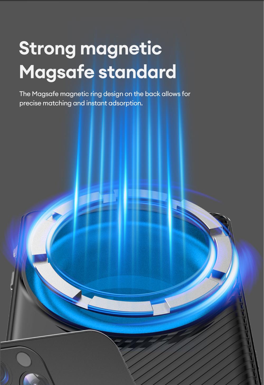 MGALL T20 Magnetic Wireless Self Display, Perfect for Content Creation, Selfies, Videos, Live Broadcasts, Adjustable Screen Ratio, Compatible with iOS, Android & HarmonyOS Mobile Phones