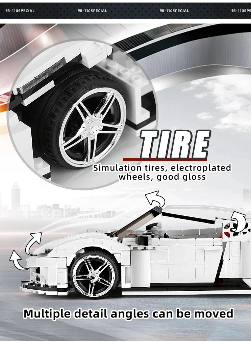 MOULD KING 10004 Creative High-Tech Car Building Block MOC EB110 Sport ...