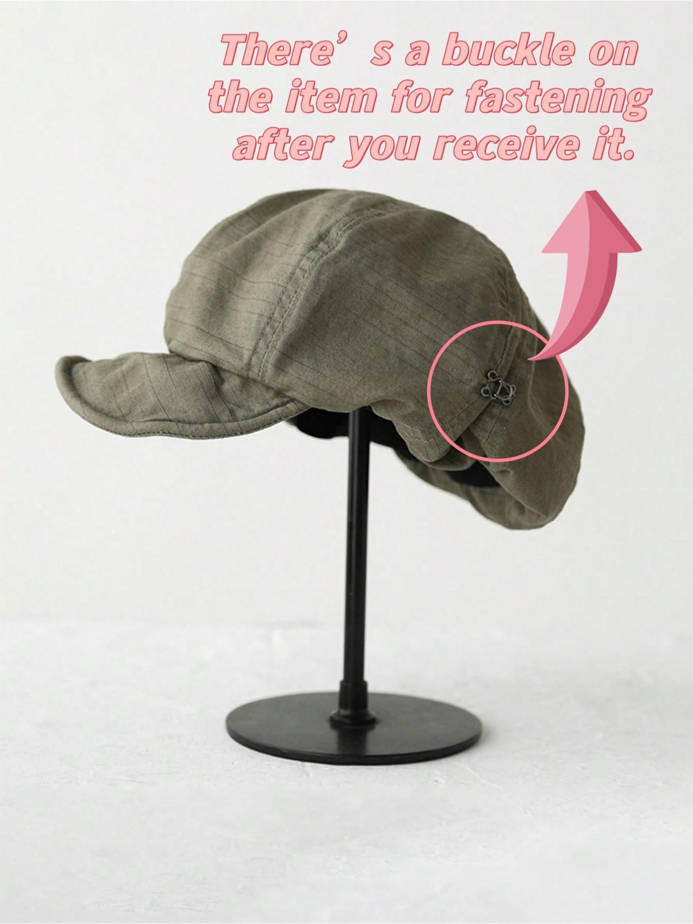 Retro Artistic Style Newsboy Cap, Large Size Slouchy Style Versatile Breathable Hat, Perfect for Spring, Adjustable Stylish Hat