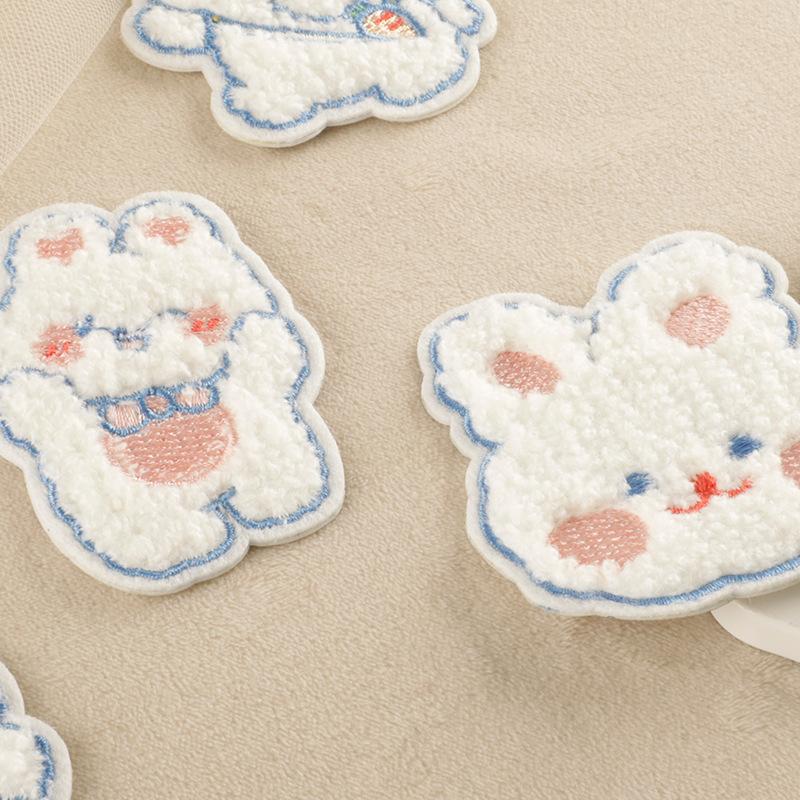 10pcs Colorful Embroidered Patches DIY for Clothes Hats Bags, Vintage Sew-on Badges for Repair or Decoration