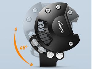 Nilight 20 Inch 126W Spot Flood Combo LED Light Bars Off-Road Light Mounting Bracket Horizontal Bar Tube Clamp with Off Road Wiring Harness  dealsforyoudays