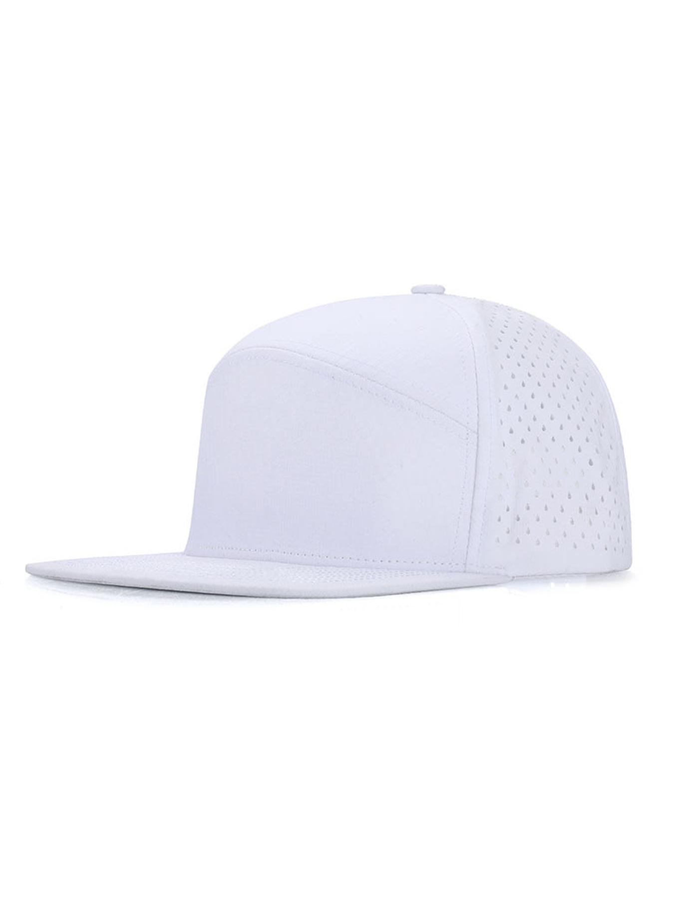 Performance Snapback Hats for Men Women,Flat Bill Cap,Flatbill Snapback Cap,Golf,Running,Workout,High Quality Hat,Adjustable Snapback Hat