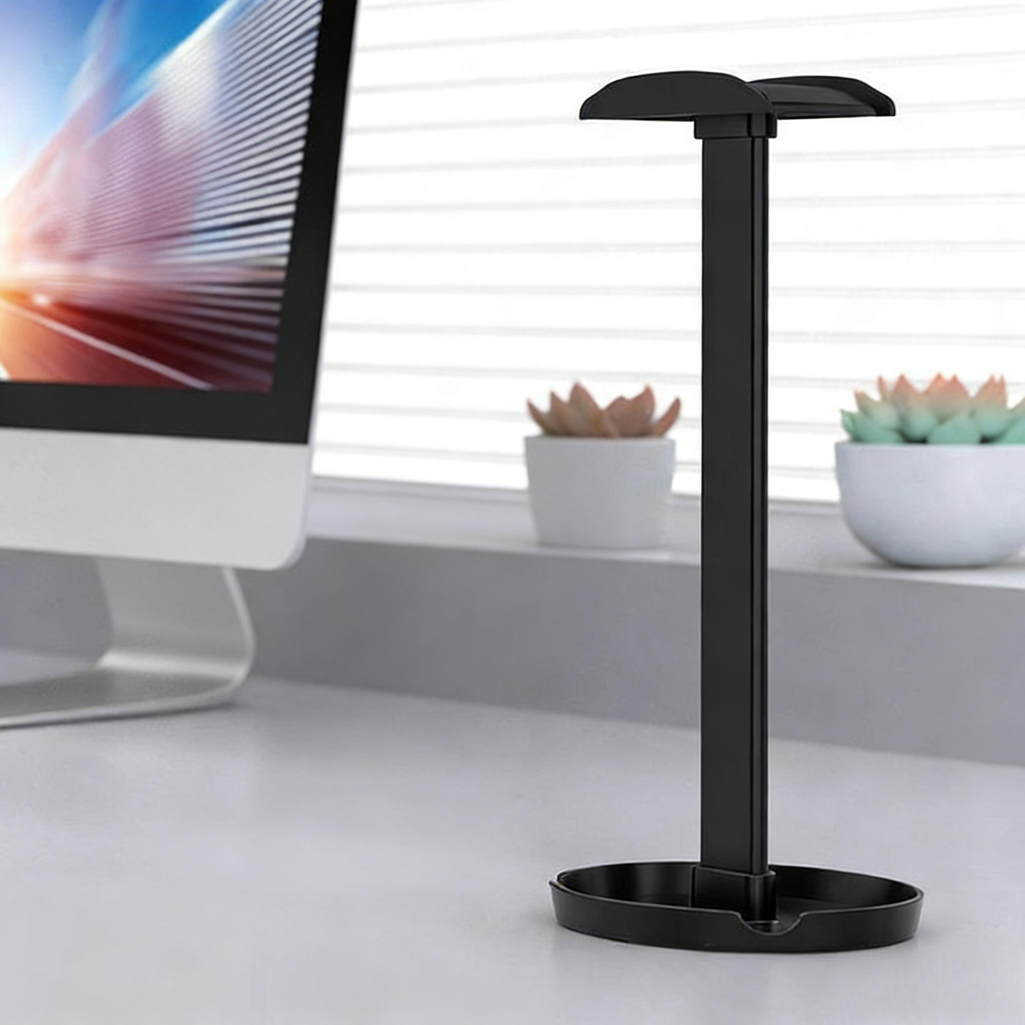 A10-RGB Gaming Headphone Stand, Glow Earphone Rack, Desktop Display Bracket, Headset Hanger, Detachable Headphone Stand for Gamers, Headphone Storage