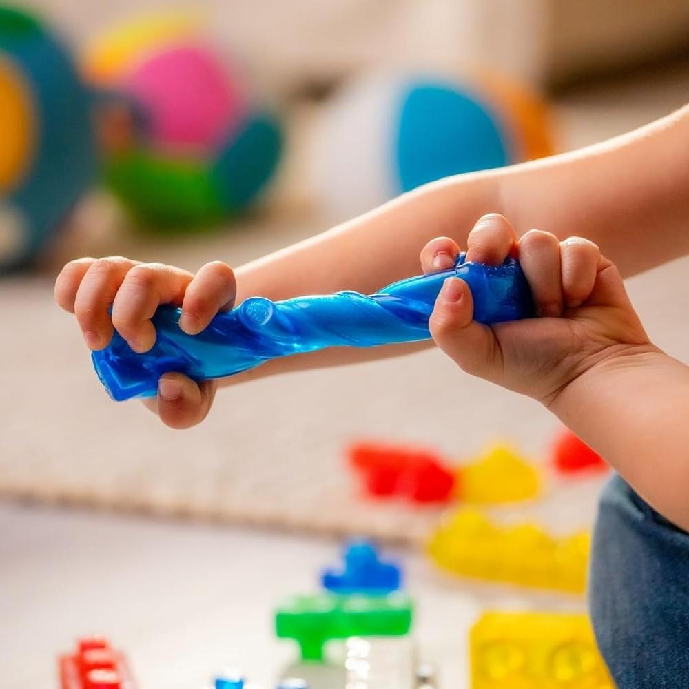 48-piece extruded and stretched soft building blocks, sensory soft building blocks, children's jelly building block set