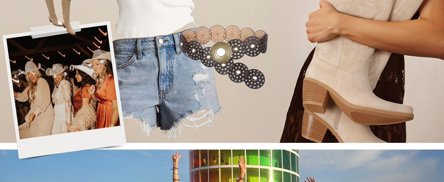 【Valentine's Day Gift】Women's Western Cowboy Boots - Knee-High Cowgirl Boots with Classic Embroidery, Slip-On Pointed Toe, Chunky Heel Brown Boots Footwear Walking Shoes Fallfashion 【Valentine's Day Gift】Women's Western Cowboy Boots - Knee-High Cowgirl Boots with Classic Embroidery, Slip-On Pointed Toe, Chunky Heel Brown Boots Footwear Walking Shoes Fallfashion