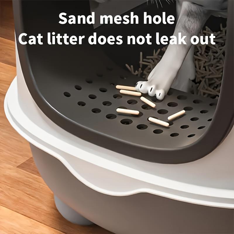 Extra Large Enclosed Cat Litter Box, Splash-Proof & Odor-Control, Designed for Big Cats, Ideal for Lazy Pet Owners