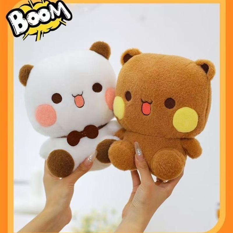 Cute Bubu Dudu Plush Toys Yier Panda Bear Stuffed Dolls Kawaii Animal Plushies Soft Toy Sleeping Dolls Home Bed Car Decorations