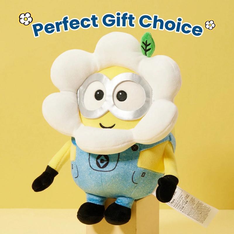 [Holiday  Special]Miniso Bob+Tim Collection 11in. Costume Minions Plush Toy - Adorable and Collectible,Birthday gifts, Festive gifts, School gifts,Bedroom decoration