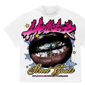 [🔥100% cotton] Sopula Hell.star Street Goals Graphic Tee – Vintage Printed Cotton T-Shirt, Lip Braces Urban Streetwear Design, Trendy Unisex Casual Oversized Fan Shirt, Premium Cotton Street Style Outfit, Hip-Hop & TikTok Fashion Tee