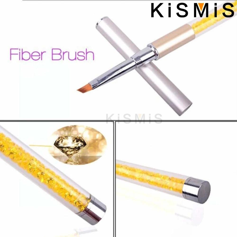 Professional Nail Art Brush Set for Acrylic Gems Glitter Design: Leak-Proof Fine Tip, Anti-Slip Handle, with Storage Box. Ideal for Gel Polish, Carving Powder, DIY & Salon Use. Easy Clean & Maintenance.
