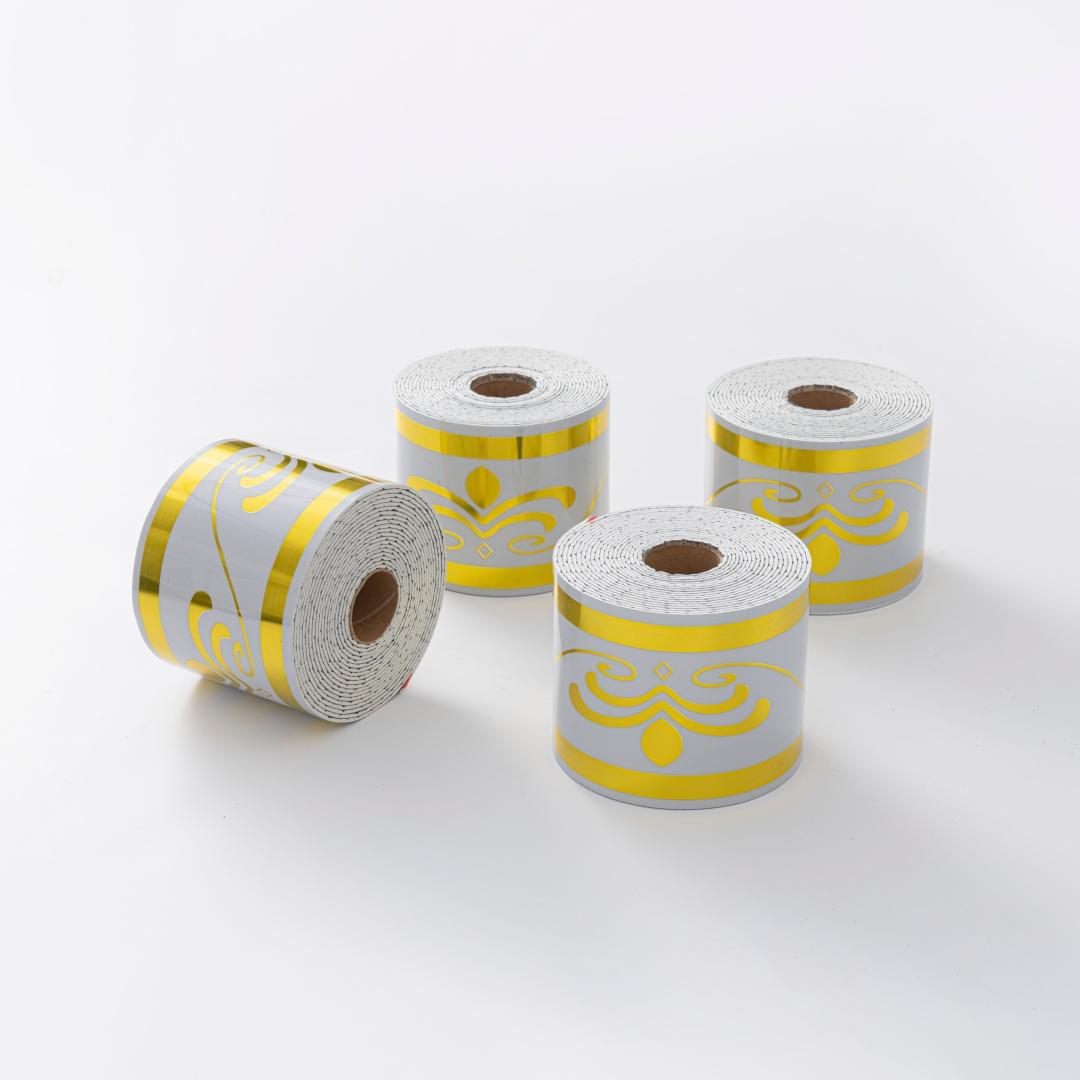 3.94 inches × 196.85 inches Luxury Self-Adhesive Baseboard Corner Protector, Super Strong Adhesion — Integrated Edge Protection for W Corners, Ceilings, and Countertops | Easy DIY Installation