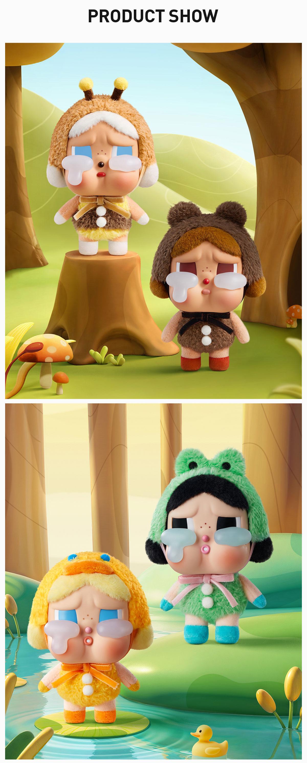 POP MART CRYBABY Crying Again Series-Vinyl Face Plush Blind Box, Mystery Box