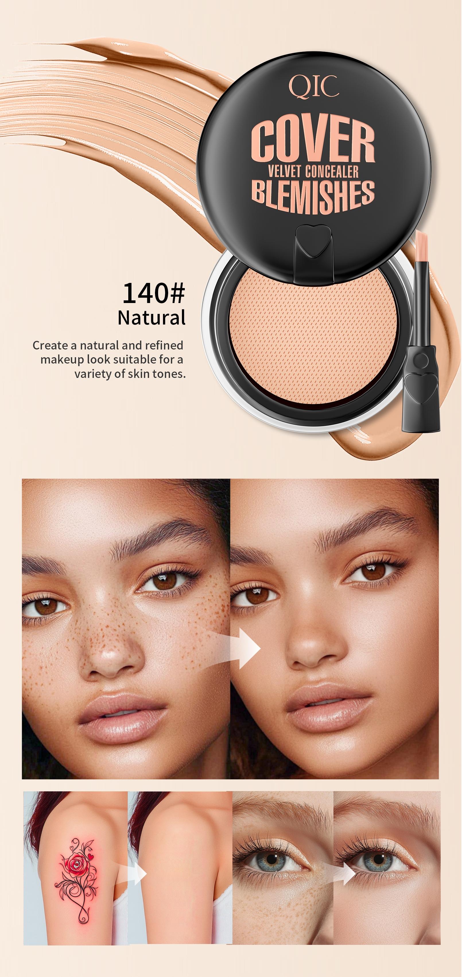 3-tone concealer, concealer, contouring concealer, facial concealer, dark circle concealer, blemish and acne scar concealer, high-coverage concealer, waterproof concealer, long-lasting concealer