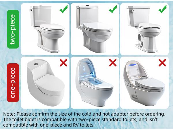 Hibbent Hot and Cold Water Spray Non-Electric Mechanical Bidet Toilet Attachment, Toilet Seat Bidet with Self Cleaning Dual Nozzle for Rear or Female Washing Sanitizing Hibbent Hot and Cold Water Spray Non-Electric Mechanical Bidet Toilet Attachment, Toilet Seat Bidet with Self Cleaning Dual Nozzle for Rear or Female Washing Sanitizing