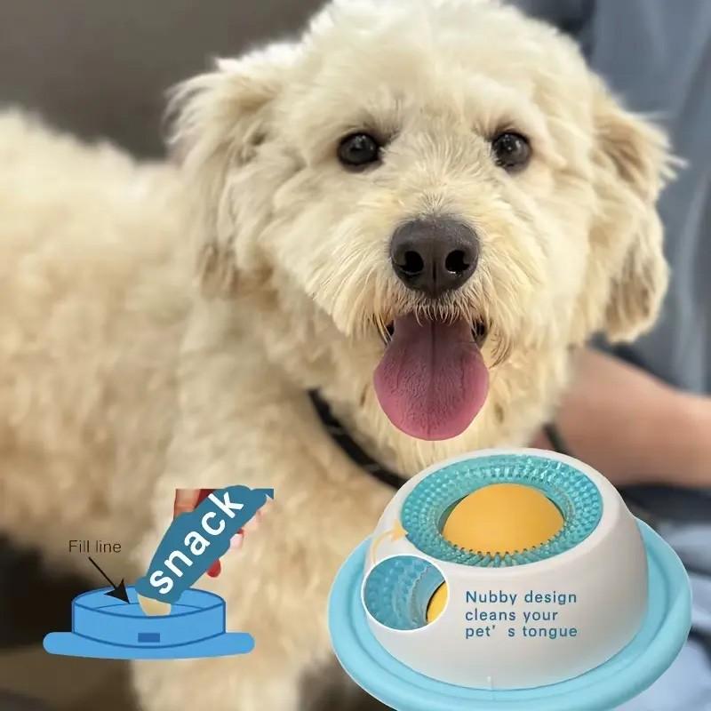 🐾 Promote Healthy Digestion | 1 Pc Pet Slow Feeder Plate | Interactive Dog Cat Snack Bowl