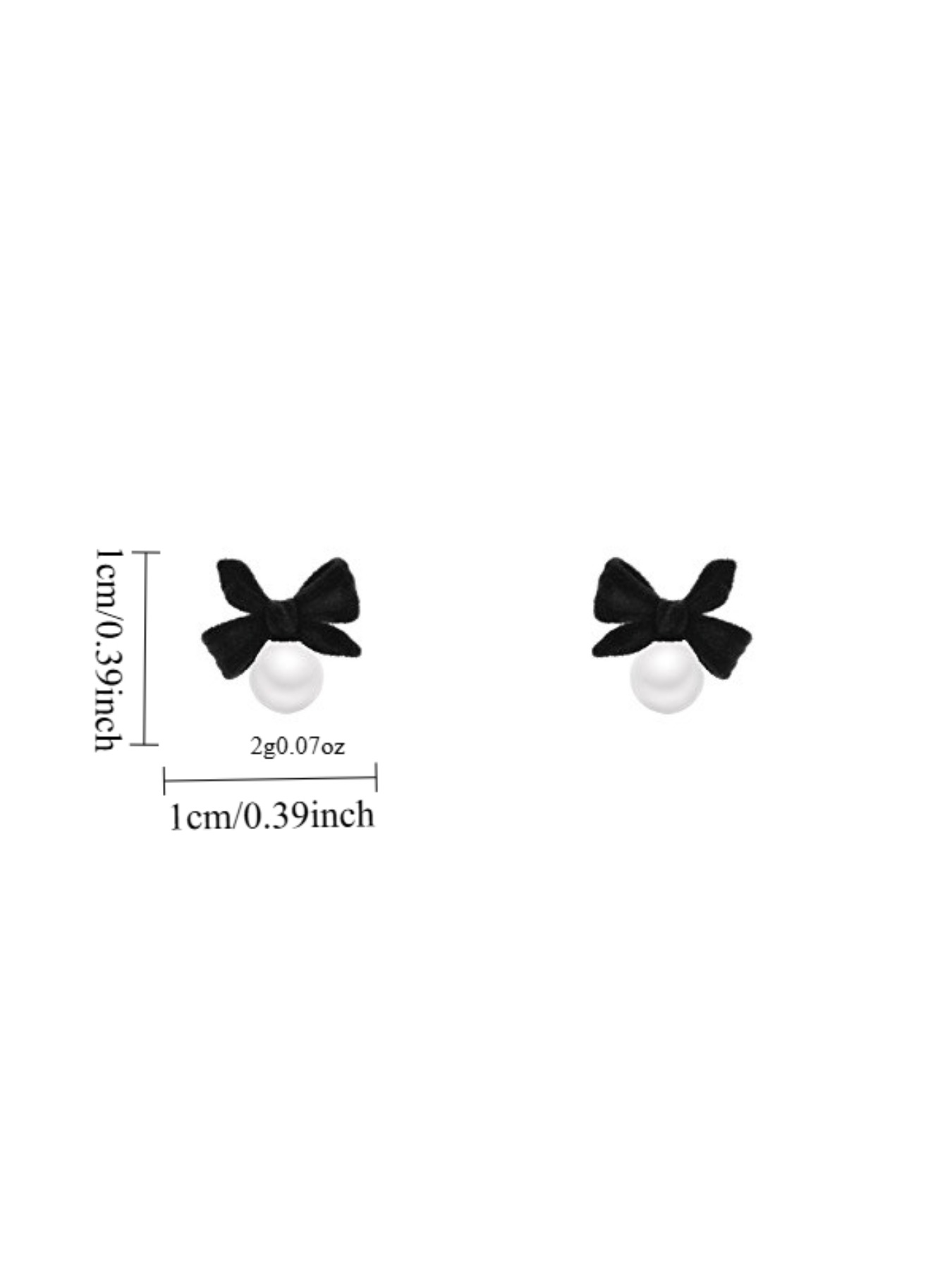 Velvet Pearl Bow Earrings, Elegant Jewelry Accessory, Perfect for Special Occasions, Unique Design, High-Quality Material