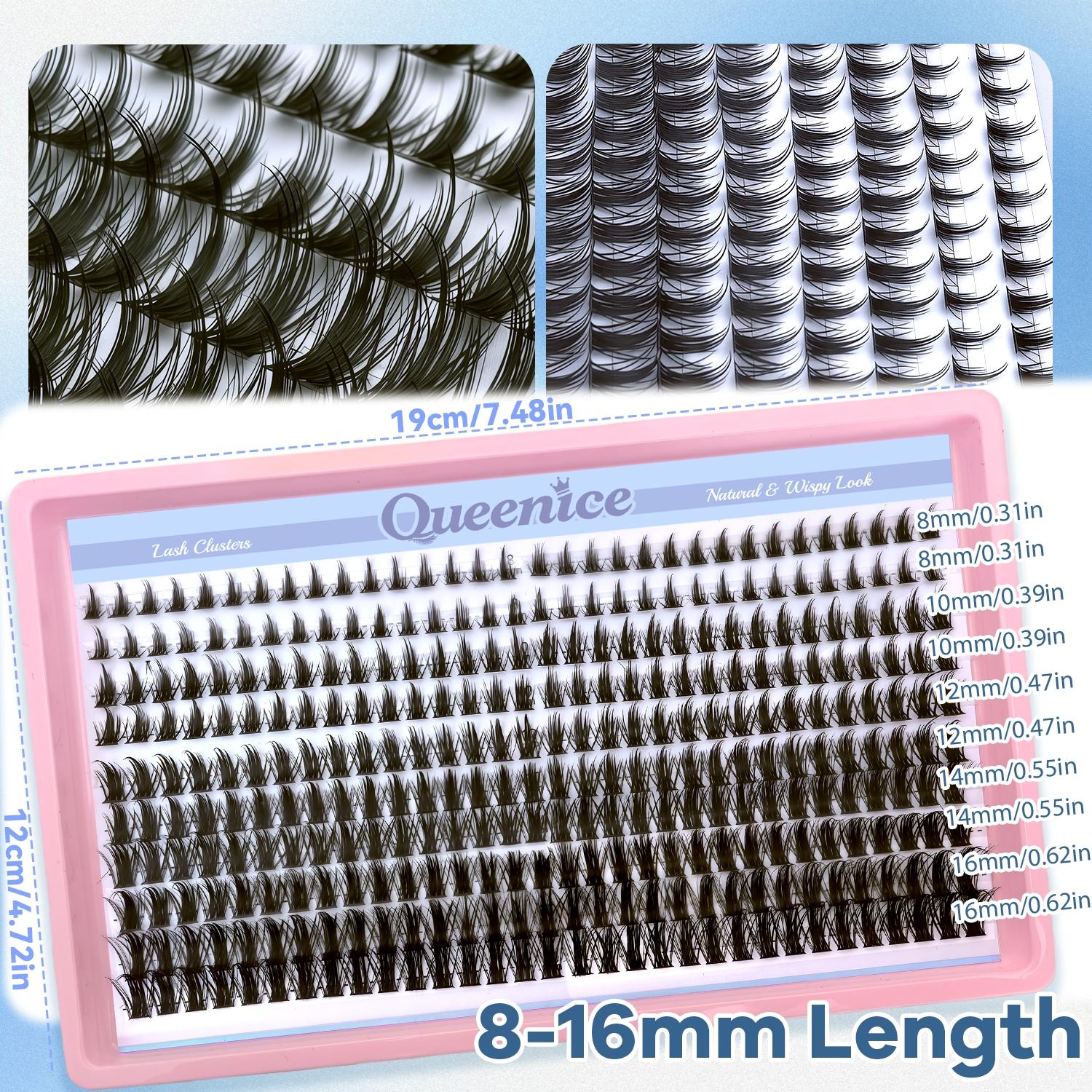 Manga double Spiked lash clusters kit Featuring Natural Eyelash Extension Manga feeling/wetlook/Spikes/Fairy shape eyelashes Perfect D Curl Are Naturally Thick Reusable false eyelashes Suitable for gifting and personal use