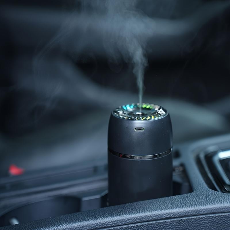 USB Rechargeable Mini Humidifier & Aromatherapy Diffuser with Colorful LED Lights, Portable Bedroom Decor Air Purifier Ideal Holiday Gift