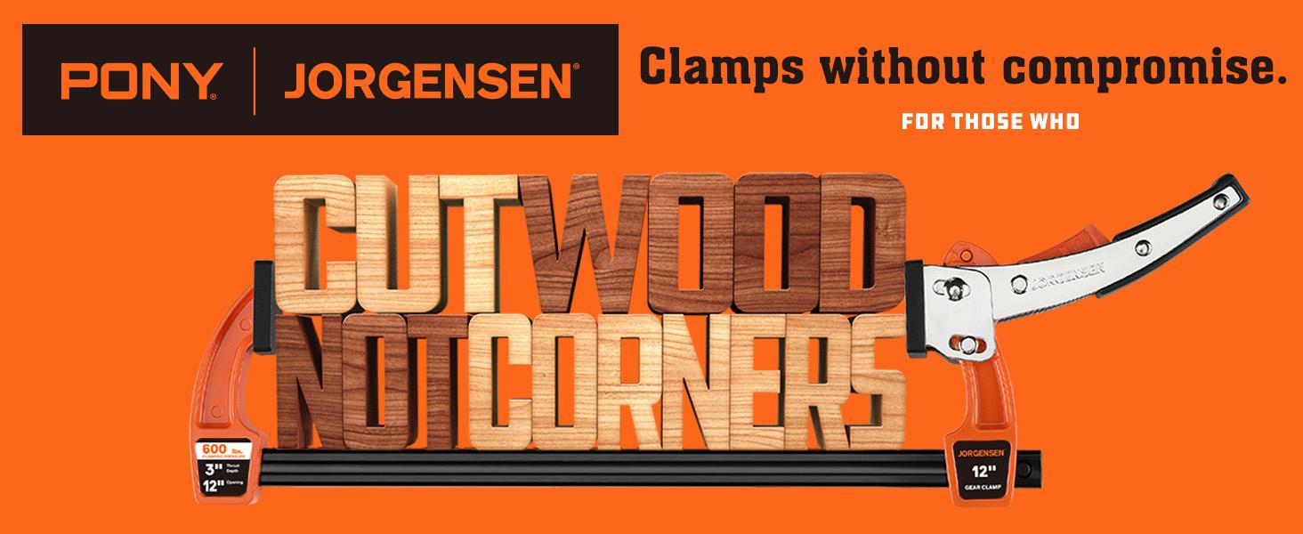 #JumpstartSale Jorgensen Bar Clamp Set, Bar Clamp for Woodworking, Quick Release Gear Clamp with 600 lbs Load Limit - 2 Pack