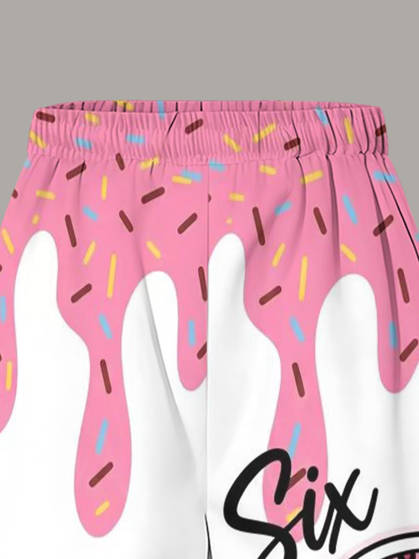 Sweet Cool Leopard Pattern Set, Block, Bold Street Style, Two-Piece, Stand Out Anywhere