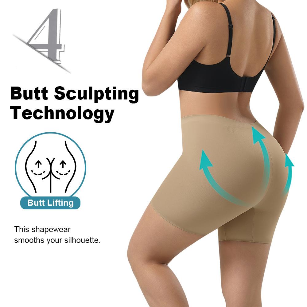 Mid Waist Seamless Shaping Boyshorts for Women, Lightweight Breathable Tummy Control Shorts, Smooth Fit Body Shaper Underwear, Comfortable Slim Fit Compression Shorts for Daily Wear, Postpartum Recovery & Outfit Layering, Plus Size Friendly Lingerie