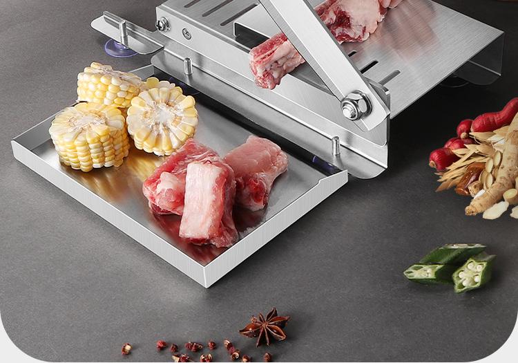 Beef Cutting Machine - Manual Meat Cutting Machine for Household Fish, Frozen Meat, Beef, Chicken, Ribs, Dried Meat & Vegetables knife set