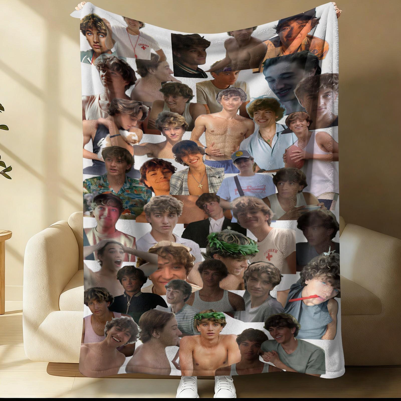 Malachi Barton Patterned Blanket, Everyday Holiday Birthday Gift For Kids And Adults, Soft, Warm And Lightweight Plush Blanket For Bed, Sofa, Car, Room Decoration