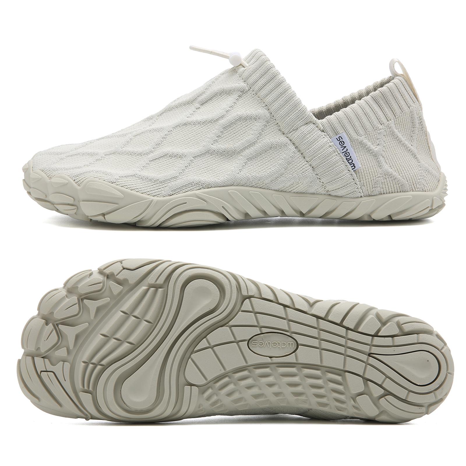 WateLves Barefoot Walking Shoes for Men & Women Minimalist Comfortable Knit Fabric Breathable Slip-On Sneakers Versatile Supportive Outdoor Running Trainers WateLves Barefoot Walking Shoes for Men & Women Minimalist Comfortable Knit Fabric Breathable Slip-On Sneakers Versatile Supportive Outdoor Running Trainers