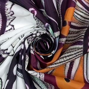 Bohemian Paisley Floral Shower Curtain Purple and Black Flower Pattern Boho Bathroom Shower Curtain Retro Abstract Bathroom Curtain with Hooks 72Lx72W Inch Polyester Fabric Bath Curtain