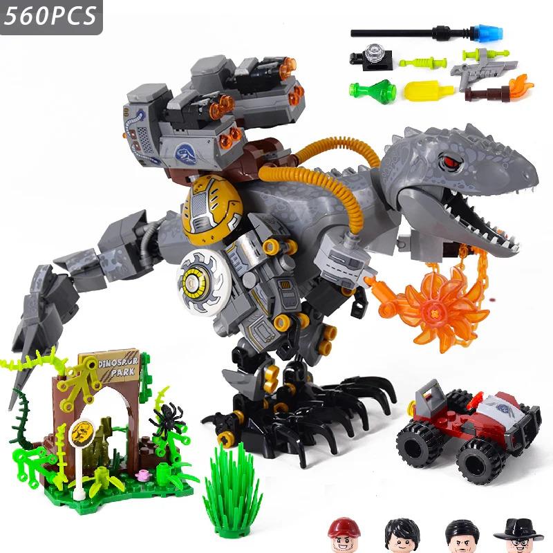 Jurassic World Buildable Model Figures, Animal Park Building Blocks, Dino Robot Bricks, Children’s Toy Gifts