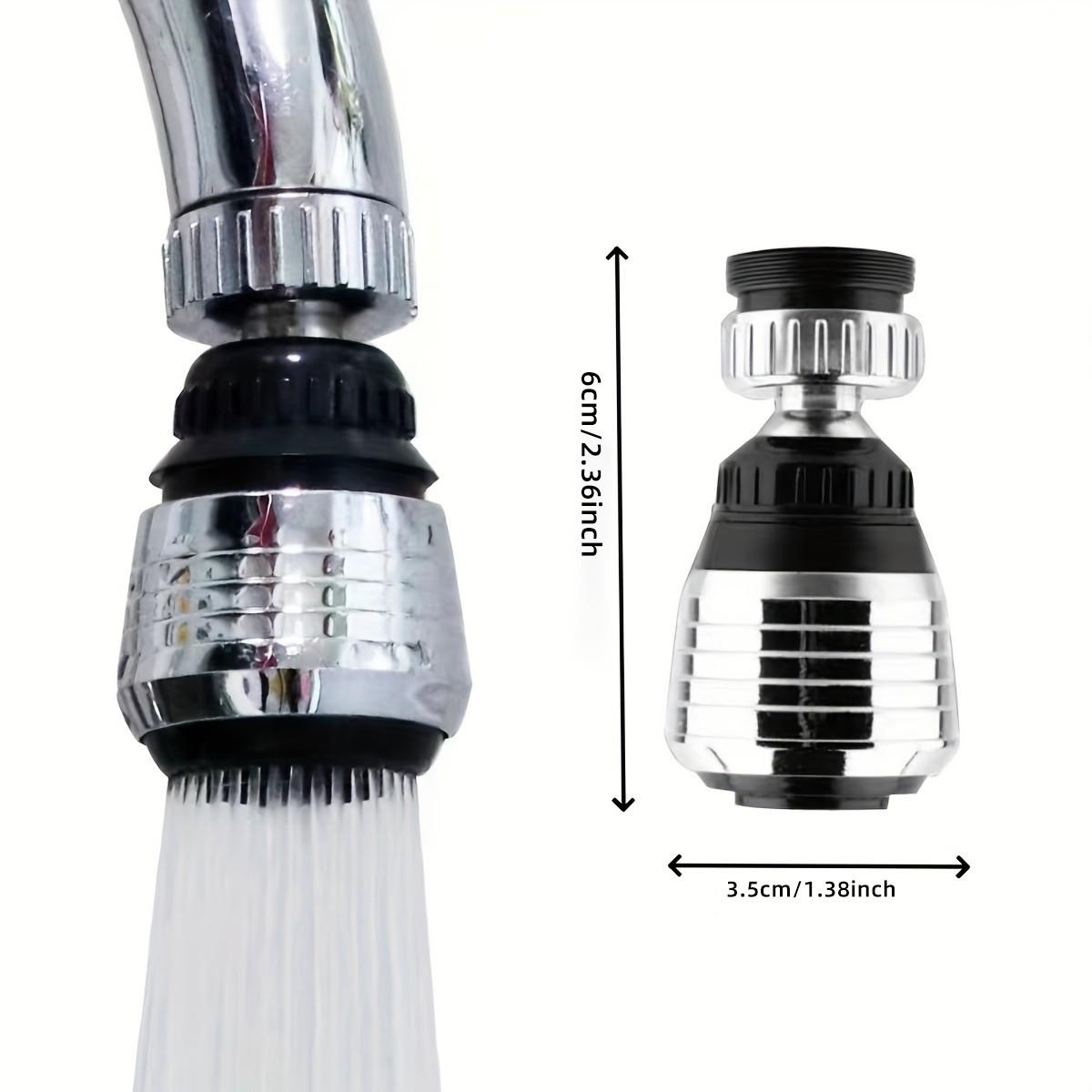 Adjustable Kitchen Faucet Aerator Set, Filtered Water Spout, Oxygenating Shower Head, Splash Proof, Effective Water Saving Home Accessory