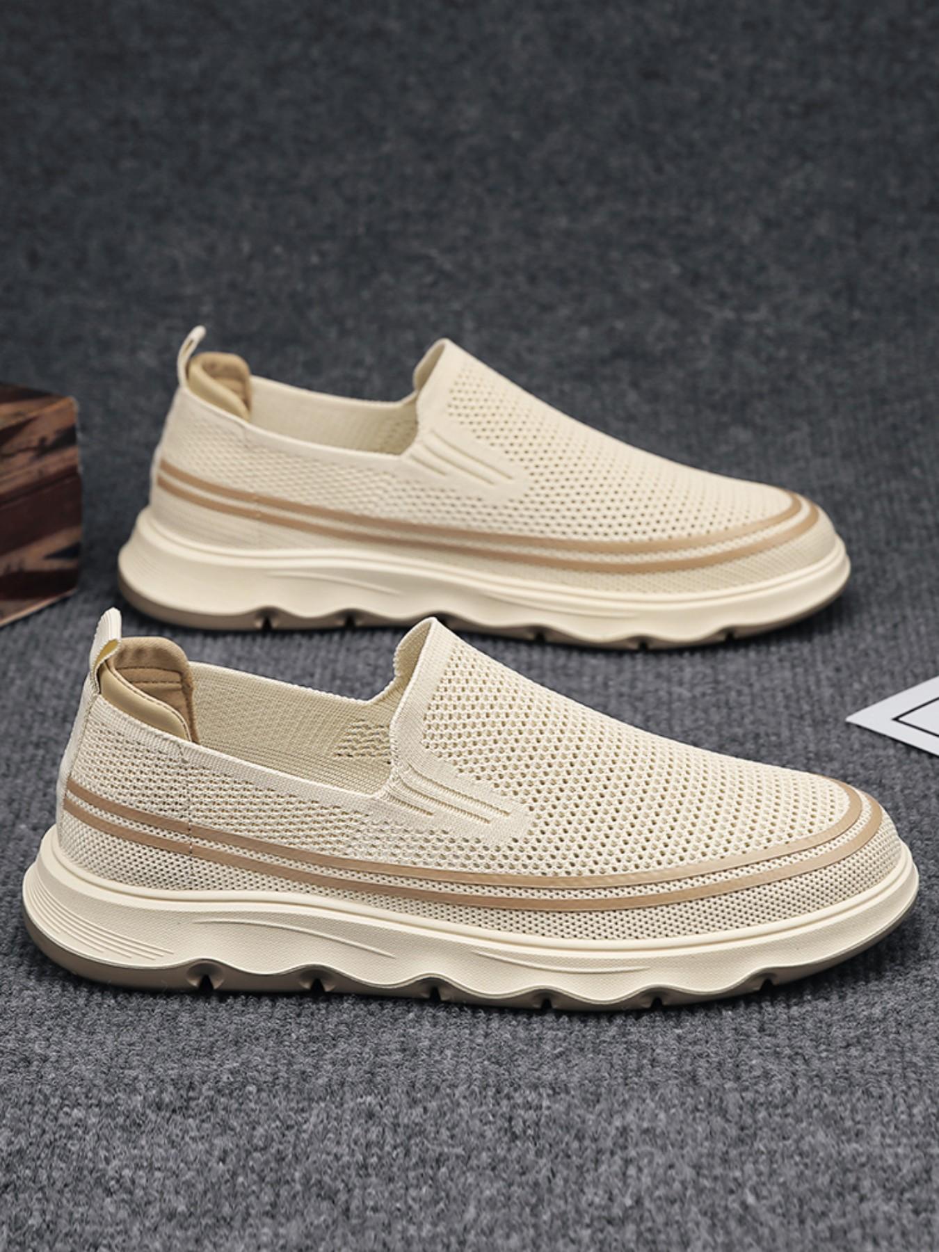 2026 Spring Summer New Mesh Slip-On Shoes, Breathable Lightweight Non-Slip Loafers, Comfortable Walking Shoes for Men