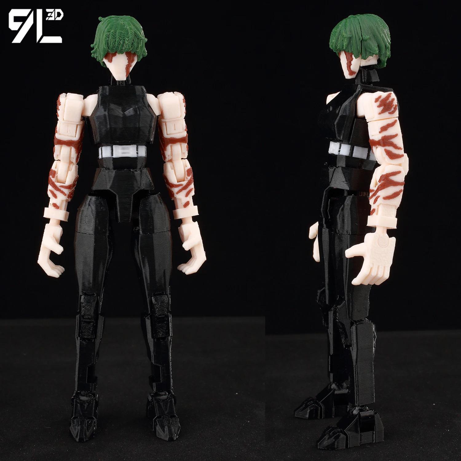 9L3D Printed Jujutsu Kaisen Dummy13 Lucky13 T13 Titan13 Zen'in Maki Anime Multi-Jointed Toys Action Figures Mannequin Model Gift 9L3D Printed Jujutsu Kaisen Dummy13 Lucky13 T13 Titan13 Zen'in Maki Anime Multi-Jointed Toys Action Figures Mannequin Model Gift