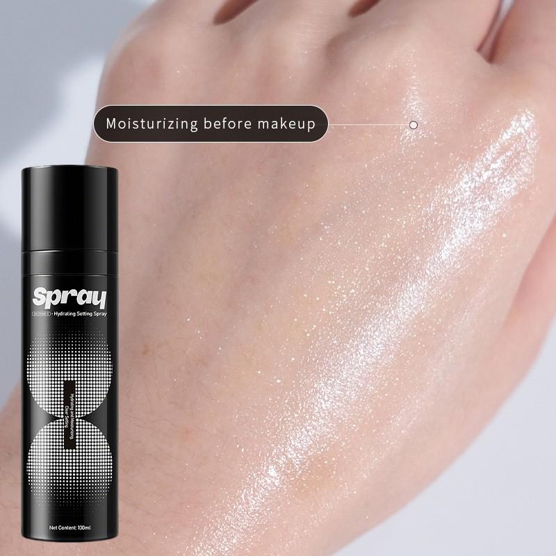 Hydrating Setting Spray 100ML, Say Goodbye to Flakiness, Fine Mist Long-Lasting Makeup, Glowy Finish No Smudging, Moisturizing Makeup Fixer