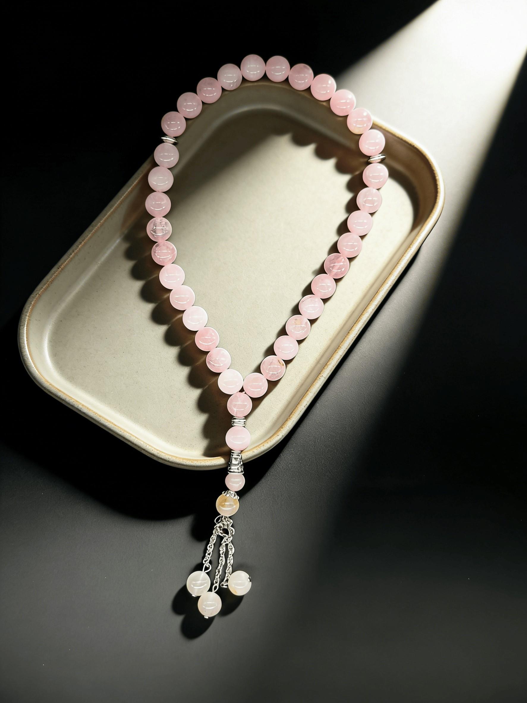 1pcs Crystal Bead Bracelet, Calming Prayer Buddha Beads, Attracts Love and Enhances Relationships, All Seasons Jewelry