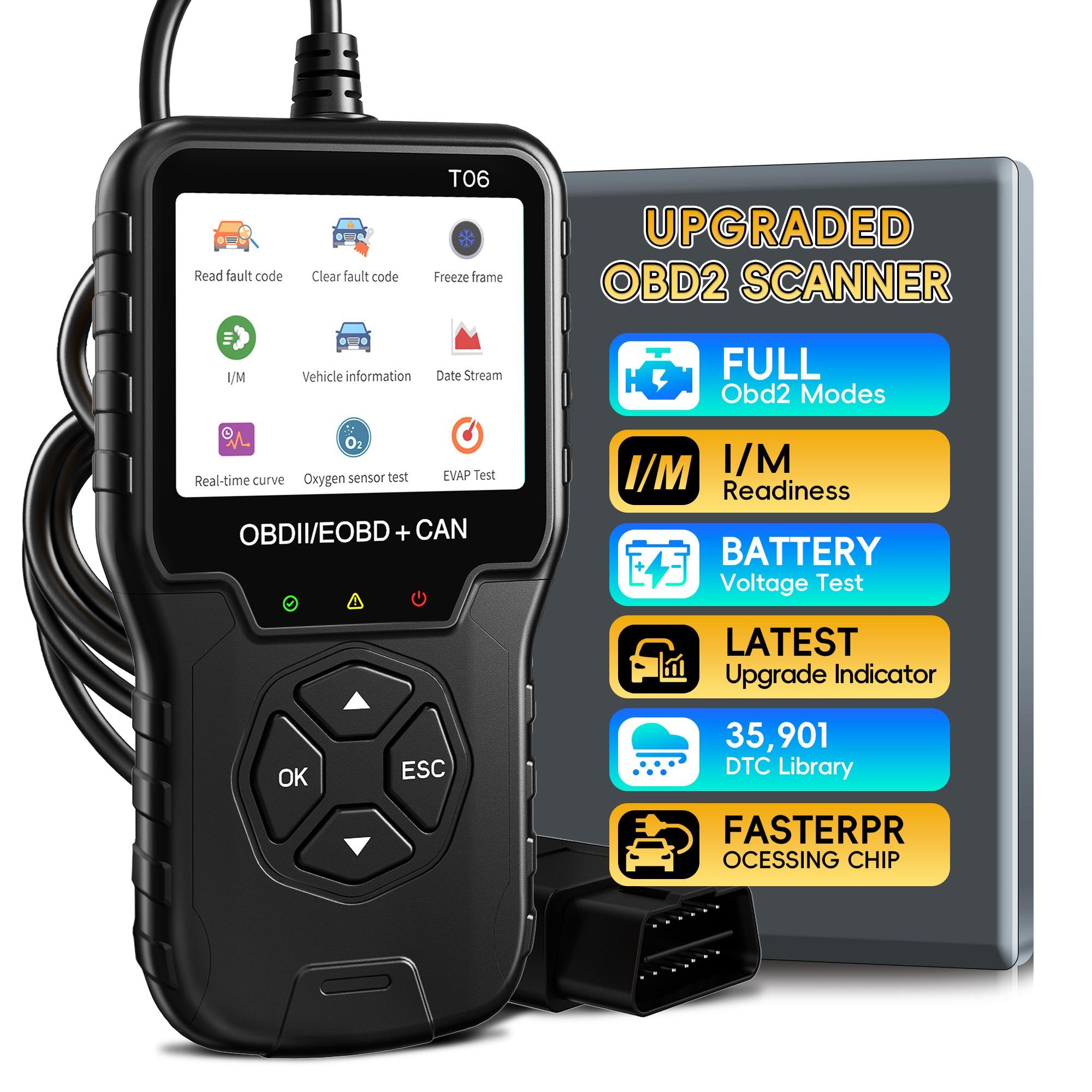 Obd2 Scanner Tool, Automotive Scan Tool, Full Obd2 Functions, Code ...