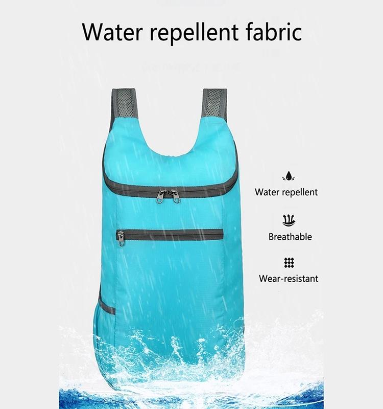 Men's and Women's Outdoor Sports Waterproof Foldable Backpack Large Capacity Portable Camping and Hiking Day Bag Travel Backpack