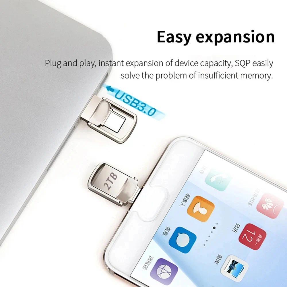 USB Flash Drive 3.2 Type C PenDrive Memory Stick Pen Drive Flash Disk for PC Smartphone Storage U Disk