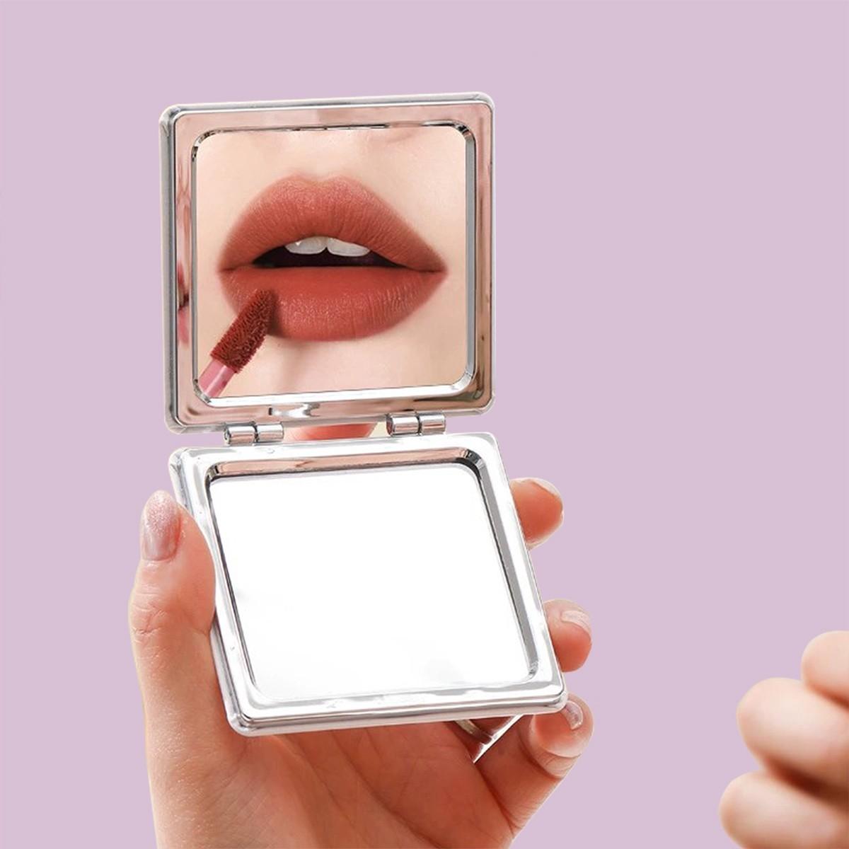 Cartoon Feng Shui Crystal Ball Candy Makeup Mirror, Foldable Mini Handheld Mirror, Perfect Gift for Friends and Family