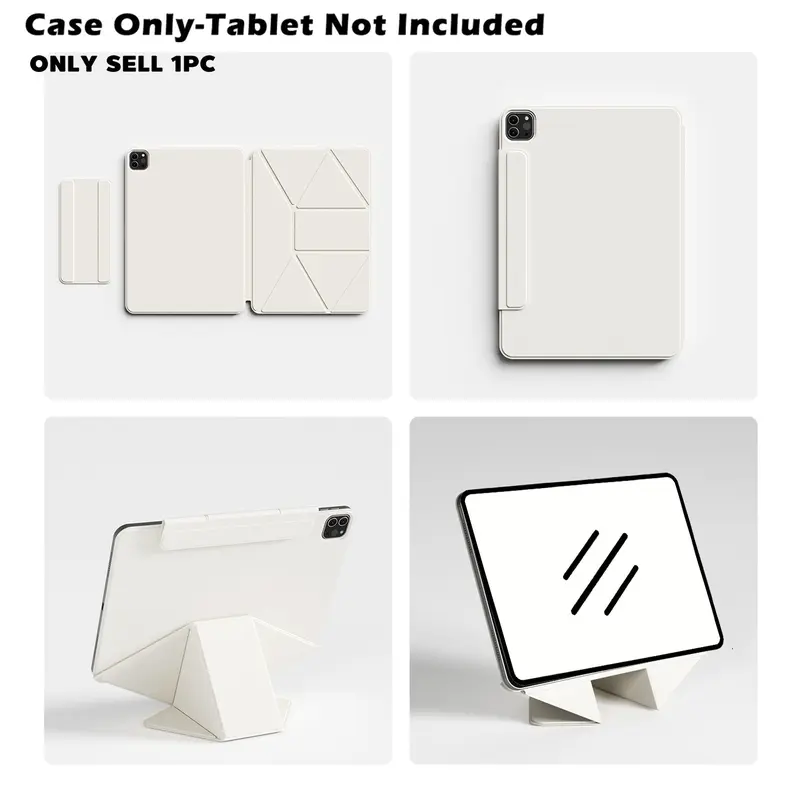Case For KENKE iPad Magnetic Cover, Tablet Case For iPad Air Pro 11/12.9 inch, 10th Gen, Air 4/5/6/7 (M2/M3/M4), Mini 6/7, A17 Pro, Multi-angle Folding, iPad cover, FutureTech, Magnetic Case, Tablet Protective Cover, Tablet Covers, Tablet Accessories