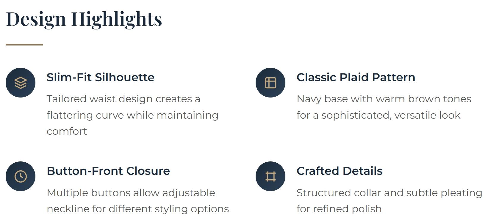 Women's Plaid Pleated Button Shirt Blouse, Vintage Style Fitted Casual Top, Short Sleeve Spring Summer, Suitable for Commuting and Dates, Womenswear